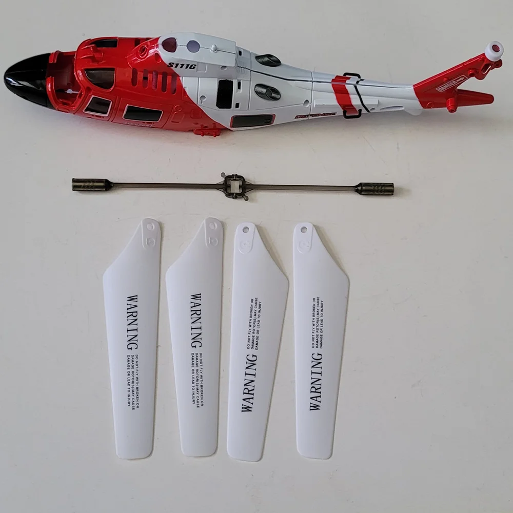 SYMA S111 Helicopter Original Spare Part Body Frame Cover Main Blade Balance Bar DIY Accessory
SYMA S111 Helicopter Original Spare Part Body Frame Cover Main Blade Balance Bar DIY Accessory