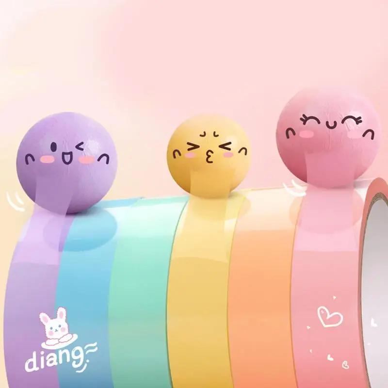 6 Rolls Colorful Sticky Ball Tape Colored Tapes Bulk Mixed Colors For Adult Kids DIY Playing Relaxing Funny Crafting Toy
6 Rolls Colorful Sticky Ball Tape Colored Tapes Bulk Mixed Colors For Adult Kids DIY Playing Relaxing Funny Crafting Toy