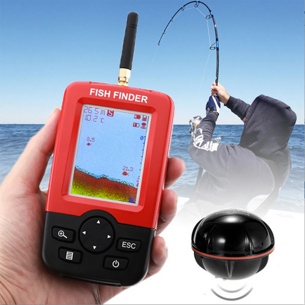 Wireless Sonar Sensor For Fishing 50M Water Depth Rechargeable Fish Detector With Sonar Depth Sounder Alarm Ocean River Lake
Wireless Sonar Sensor For Fishing 50M Water Depth Rechargeable Fish Detector With Sonar Depth Sounder Alarm Ocean River Lake