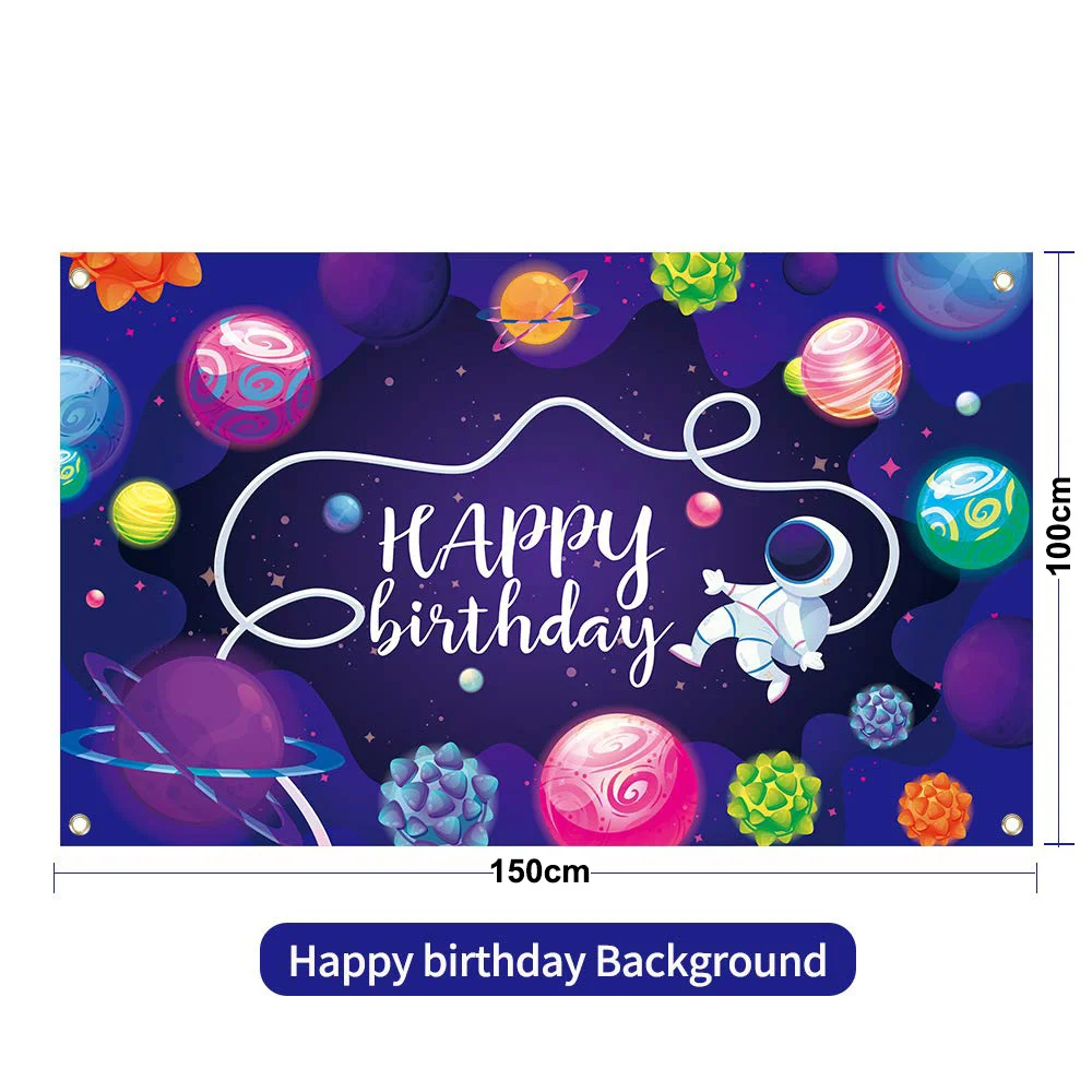 Outer Space Happy Birthday Backdrop for Children Birthday Party Gift Solar System Theme Background Supply Astronaut Earth Decor
Outer Space Happy Birthday Backdrop for Children Birthday Party Gift Solar System Theme Background Supply Astronaut Earth Decor