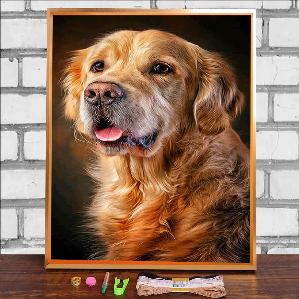 Animal Dog Printed 11CT Cross-Stitch DIY Embroidery Kit DMC Threads Handiwork Hobby Handmade Knitting Package Counted
Animal Dog Printed 11CT Cross-Stitch DIY Embroidery Kit DMC Threads Handiwork Hobby Handmade Knitting Package Counted