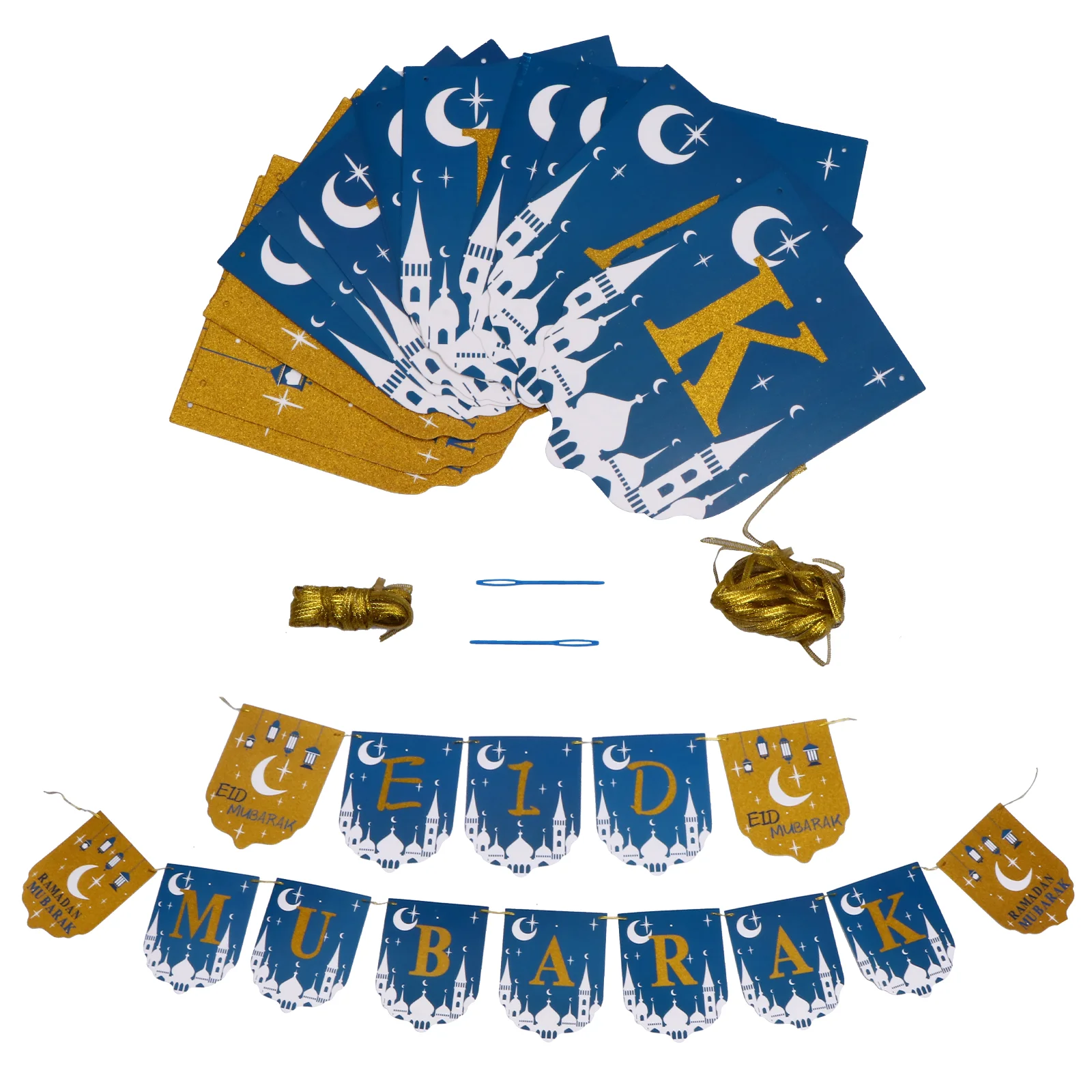 Mubarak Party Banner Eid Ramadan Supplies Decorations Decoration Decor Ornament Garland Moon Decorative Home Muslim Islamic 
Mubarak Party Banner Eid Ramadan Supplies Decorations Decoration Decor Ornament Garland Moon Decorative Home Muslim Islamic