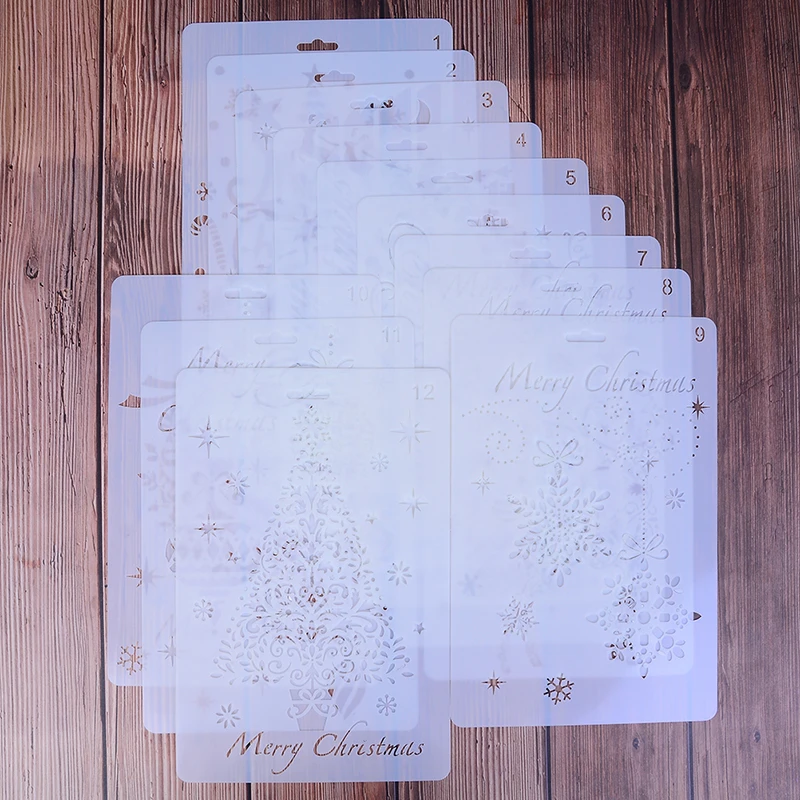 1Pcs Layering Stencils Template For Wall Painting Scrapbooking Stamping Craft Xmas Gift 12 Styles
1Pcs Layering Stencils Template For Wall Painting Scrapbooking Stamping Craft Xmas Gift 12 Styles
