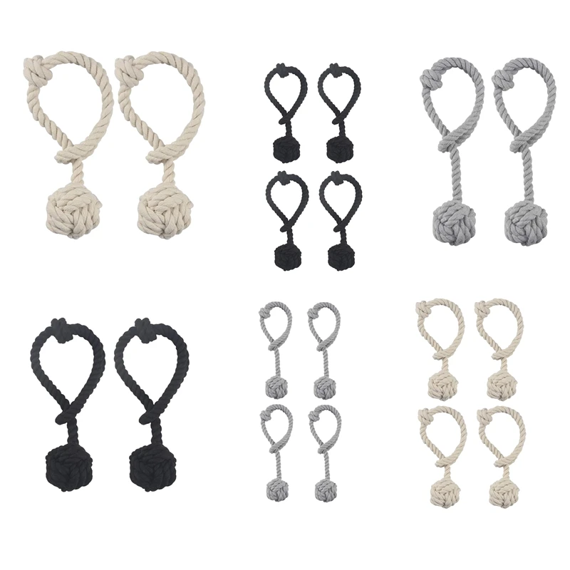 Handmade Cotton Rope Curtain Tiebacks Rope Knot Ball Decorative Tie Backs Holdbacks Home Accessories Curtains
Handmade Cotton Rope Curtain Tiebacks Rope Knot Ball Decorative Tie Backs Holdbacks Home Accessories Curtains