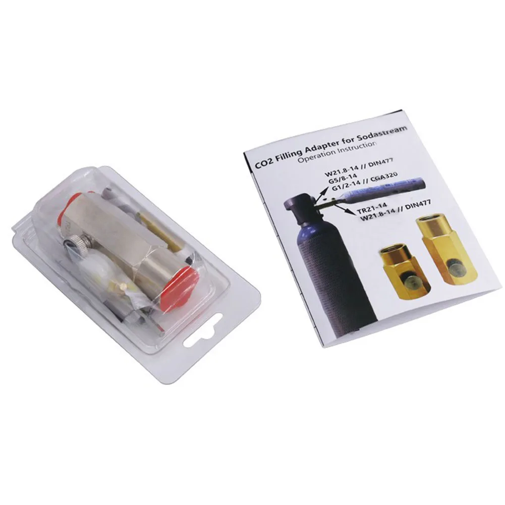 Reliable CO2 Refill Connection for Stream Maker TR21 4 CGA320 with TR21 4 to W218 14 and TR21 4 to CGA320 Standards
Reliable CO2 Refill Connection for Stream Maker TR21 4 CGA320 with TR21 4 to W218 14 and TR21 4 to CGA320 Standards