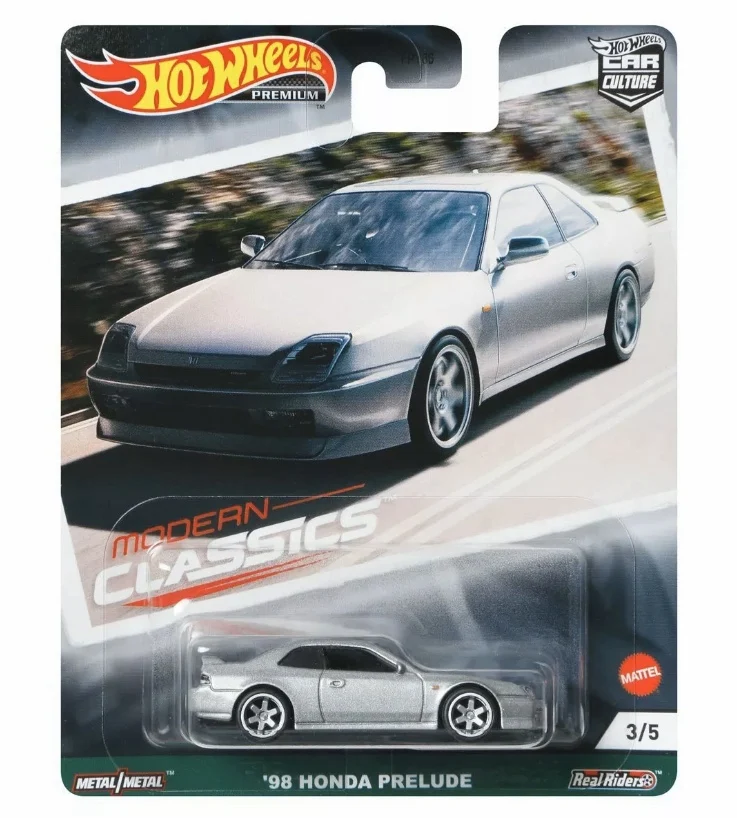 Original Hot Wheels Premium Car Culture Modern Classics '98 Honda Prelude Diecast 1/64 Kids Boys Toys for Children Gift 
Original Hot Wheels Premium Car Culture Modern Classics '98 Honda Prelude Diecast 1/64 Kids Boys Toys for Children Gift