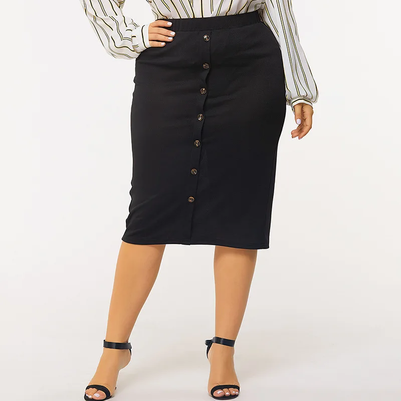 Plus Size Women's Skirt Temperament OL Women Mid-skirt Package Hip Skirt Fashion Office Lady Spring Summer 2022 New
Plus Size Women's Skirt Temperament OL Women Mid-skirt Package Hip Skirt Fashion Office Lady Spring Summer 2022 New