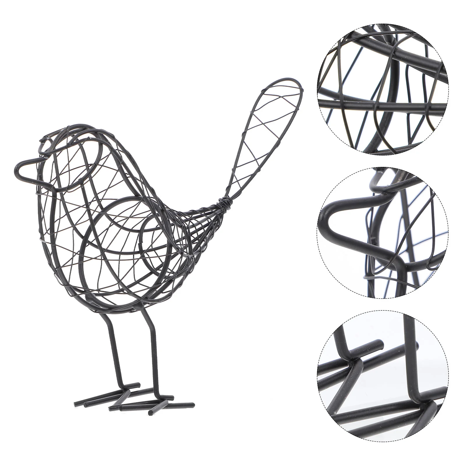 1Pcs Garden Decoration Garden Statue Decor Wrought Iron Bird Figurines Metal Wire Figurines Bird Sculpture
1Pcs Garden Decoration Garden Statue Decor Wrought Iron Bird Figurines Metal Wire Figurines Bird Sculpture