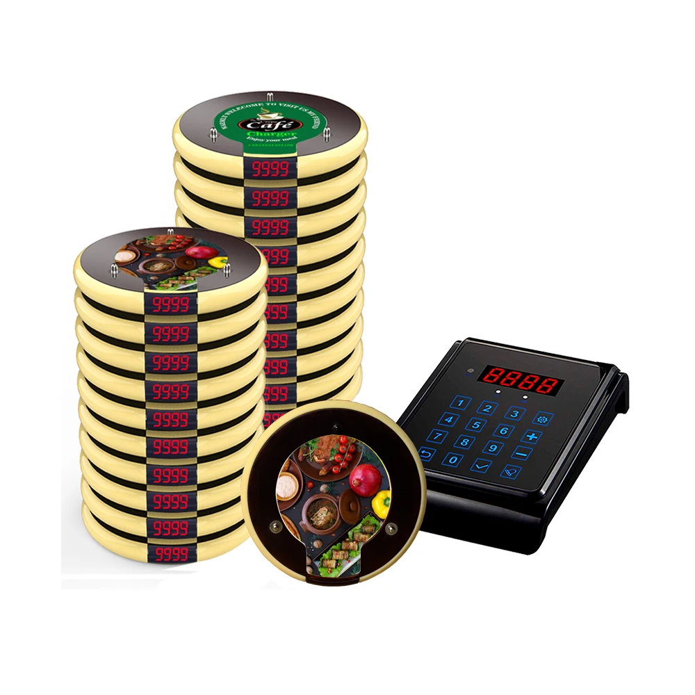 Artom Wireless guest coaster pager paging system for fast food restaurant cafe queue electronic management catering
Artom Wireless guest coaster pager paging system for fast food restaurant cafe queue electronic management catering