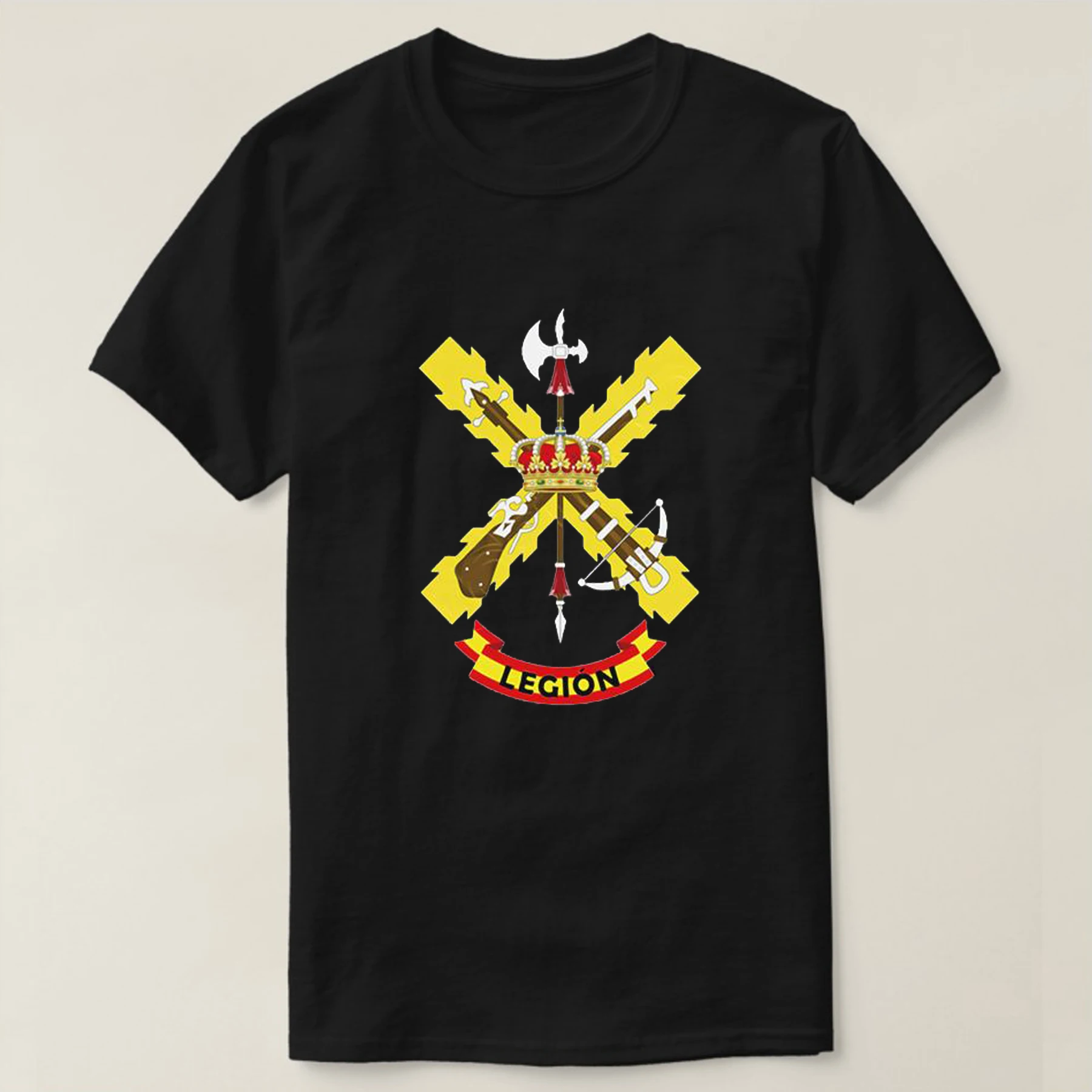 Spanish Legion Badge Gift T Shirt. 100% Cotton Short Sleeve O-Neck Casual T-shirts Loose Top New Size S-3XL
Spanish Legion Badge Gift T Shirt. 100% Cotton Short Sleeve O-Neck Casual T-shirts Loose Top New Size S-3XL