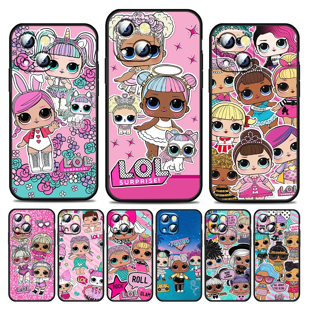 L.O.L. SURPRISE Dolls Cute For Apple iPhone 13 12 11 Pro Max Mini XS Max X XR 6 7 8 Plus 5S SE2020 Soft Black Phone Case Cover
L.O.L. SURPRISE Dolls Cute For Apple iPhone 13 12 11 Pro Max Mini XS Max X XR 6 7 8 Plus 5S SE2020 Soft Black Phone Case Cover