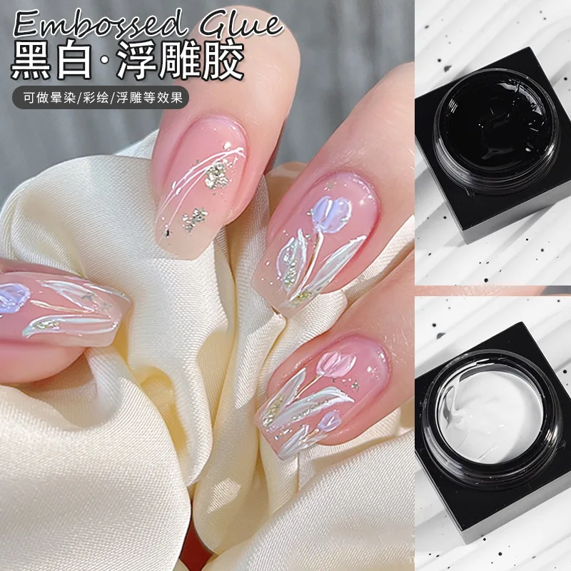 Nail Gypsum Gel No-wash Nail Polish Gravel Sand Carving Builder Varnish Lacquer 3D Embossed Drawing Glue DIY Nail Art Supply 5ml
Nail Gypsum Gel No-wash Nail Polish Gravel Sand Carving Builder Varnish Lacquer 3D Embossed Drawing Glue DIY Nail Art Supply 5ml