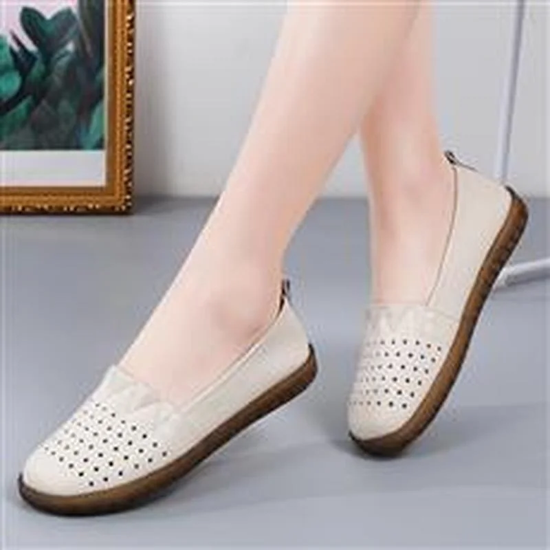 Summer Women Fashion Casual Shoes Leather Slip-on Flats Loafers Ladies Designer Sneakers Hollow Out Breathable Women's Moccasins
Summer Women Fashion Casual Shoes Leather Slip-on Flats Loafers Ladies Designer Sneakers Hollow Out Breathable Women's Moccasins