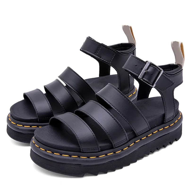 2022Summer Ladies Fashion High Quality Martin Sandals Real Cowhide Outdoor Casual Sandals Roman Buckle Open Toe Platform Sandals
2022Summer Ladies Fashion High Quality Martin Sandals Real Cowhide Outdoor Casual Sandals Roman Buckle Open Toe Platform Sandals