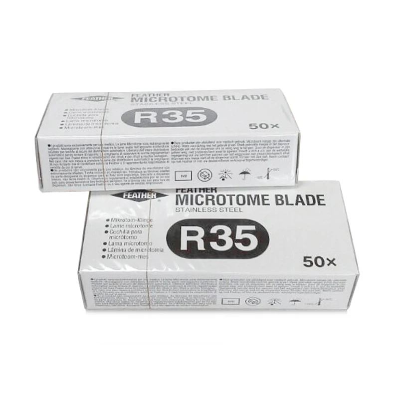 50PCSThe Feather R35 Microtome Blade Is Used for Paraffin-embedded Tissue Sectioning for Ultramicrotome Lab Ultrathin Sectioning
50PCSThe Feather R35 Microtome Blade Is Used for Paraffin-embedded Tissue Sectioning for Ultramicrotome Lab Ultrathin Sectioning
