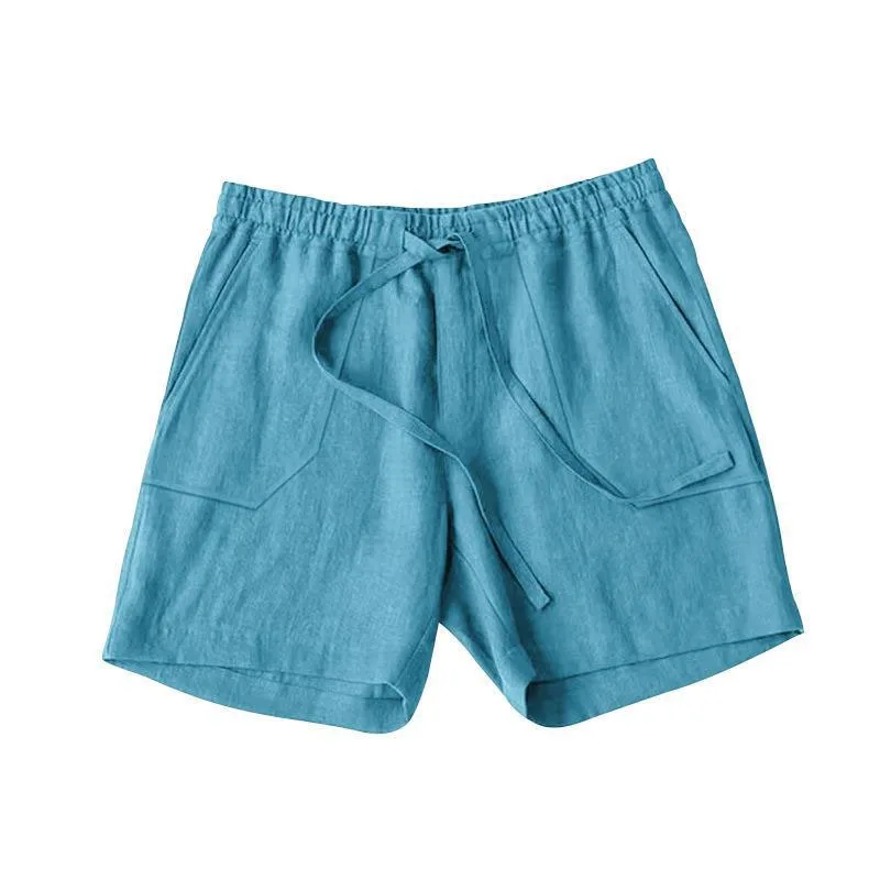 Leisure Cotton Linen Breathable Shorts Men Summer Casual Solid Color Loose Lace-up Drawstring Design Shorts Beach Seaside Shorts
Leisure Cotton Linen Breathable Shorts Men Summer Casual Solid Color Loose Lace-up Drawstring Design Shorts Beach Seaside Shorts
