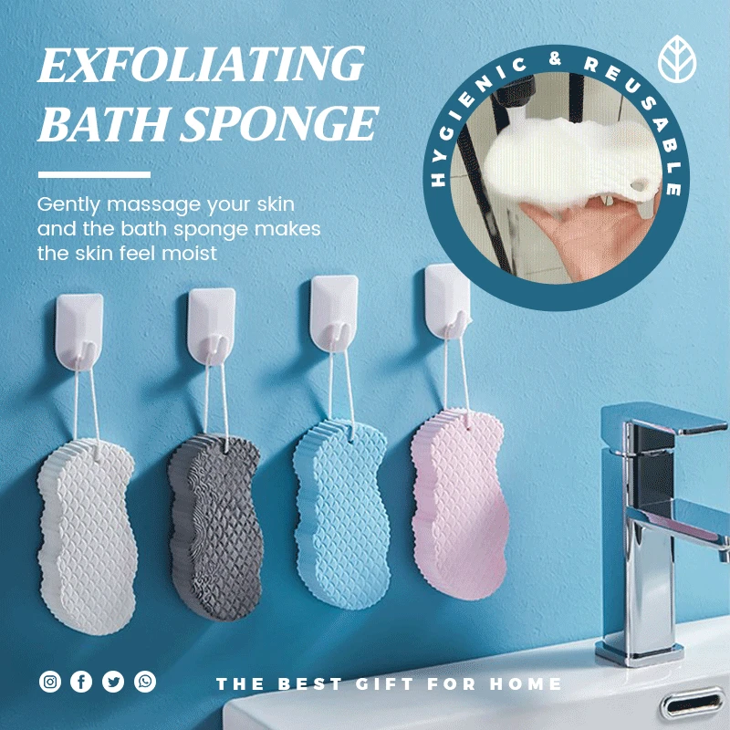 Super Soft Exfoliating Bath Sponge Children Magic Bath Sponge Body Massage Cleaning Shower Brush Bath Tools Sponge Artifact
Super Soft Exfoliating Bath Sponge Children Magic Bath Sponge Body Massage Cleaning Shower Brush Bath Tools Sponge Artifact