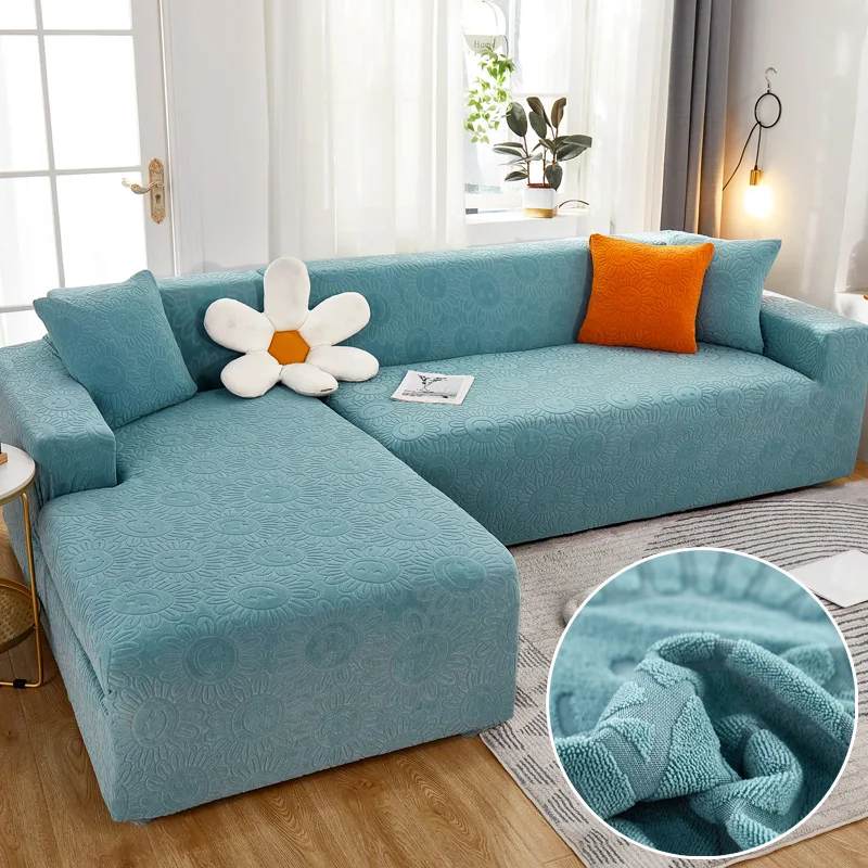 Elastic Sofa Cover Set Solid L Shape Sofa Covers for Living Room Stretch Slipcover Couch Jacquard Decorative Sectional Protector
Elastic Sofa Cover Set Solid L Shape Sofa Covers for Living Room Stretch Slipcover Couch Jacquard Decorative Sectional Protector