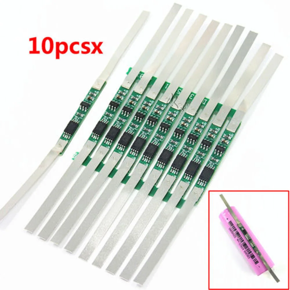 10pcs 3A Protection Board For 3.7V 18650 Li-Ion Lithium Battery W/ Solder Be JB Charger Over Charge Protection Board
10pcs 3A Protection Board For 3.7V 18650 Li-Ion Lithium Battery W/ Solder Be JB Charger Over Charge Protection Board