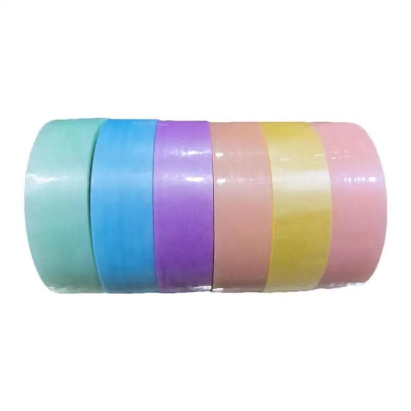 

6 рулонов ленты клейкие цветные игрушки самодельная декомпрессионная клейкая цветная игрушка рулонная рукоделие поставки упаковки поделок Забавный подарок