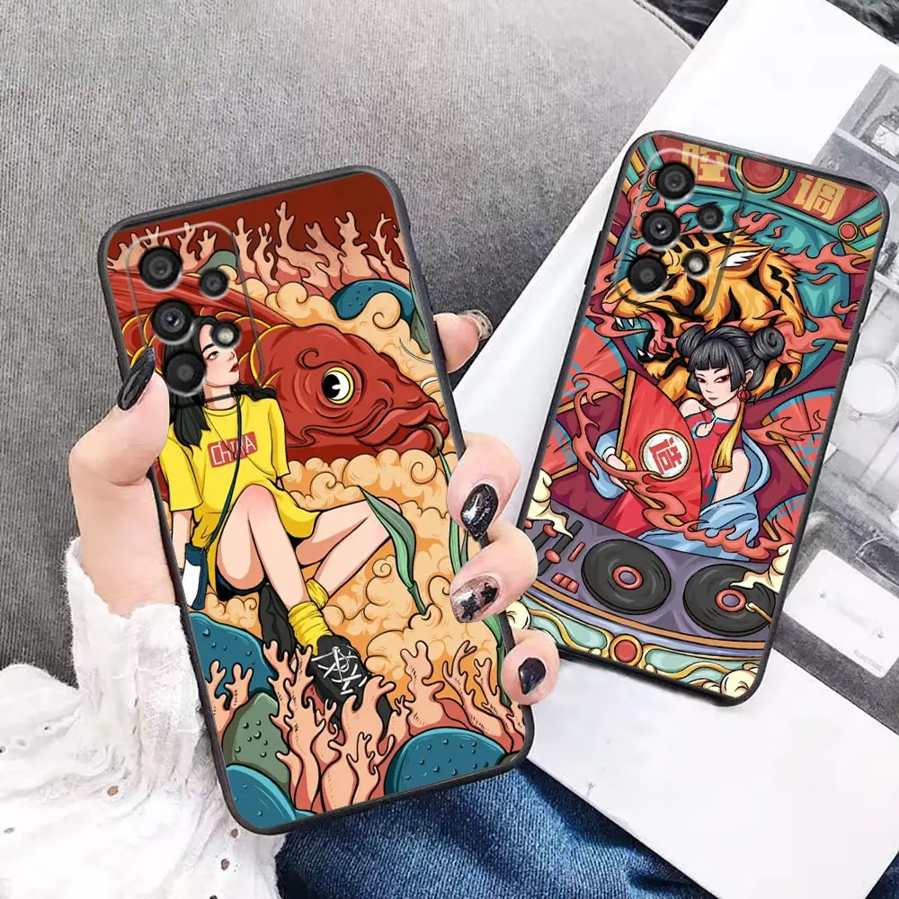 Case For Samsung A21s A22 A23 A31 A32 A33 A41 A42 A51 A52 A52s A53 A71 A72 4G 5G Capa Case Funda Para A Girl Of National Fashion
Case For Samsung A21s A22 A23 A31 A32 A33 A41 A42 A51 A52 A52s A53 A71 A72 4G 5G Capa Case Funda Para A Girl Of National Fashion