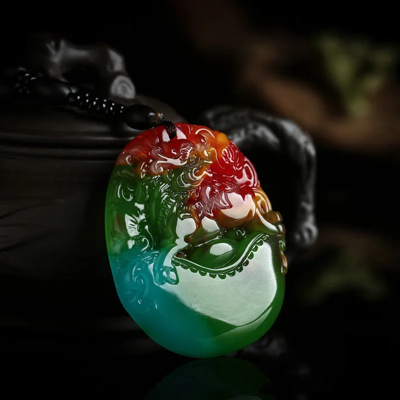 Natural Xinjiang Gobi Colored Jade Floating Flower Unicorn Treasure Pendant Men and Women Lucky Animal Pendant Sweater Chain
Natural Xinjiang Gobi Colored Jade Floating Flower Unicorn Treasure Pendant Men and Women Lucky Animal Pendant Sweater Chain