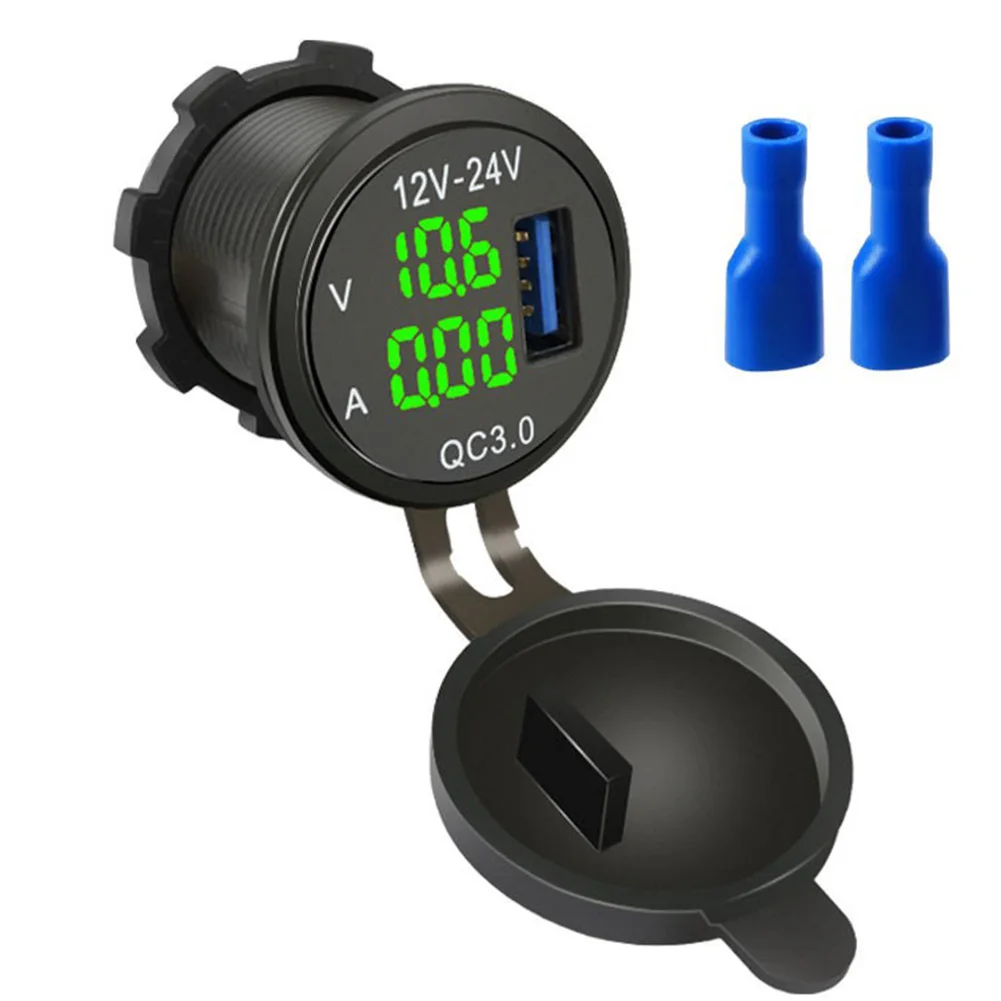 QC 3.0 Charger Car Charger Car Mobile Phone USB Charger Car Voltmeter Fast Charger QC3.0 Three-in-one Car Lighter Socket
QC 3.0 Charger Car Charger Car Mobile Phone USB Charger Car Voltmeter Fast Charger QC3.0 Three-in-one Car Lighter Socket