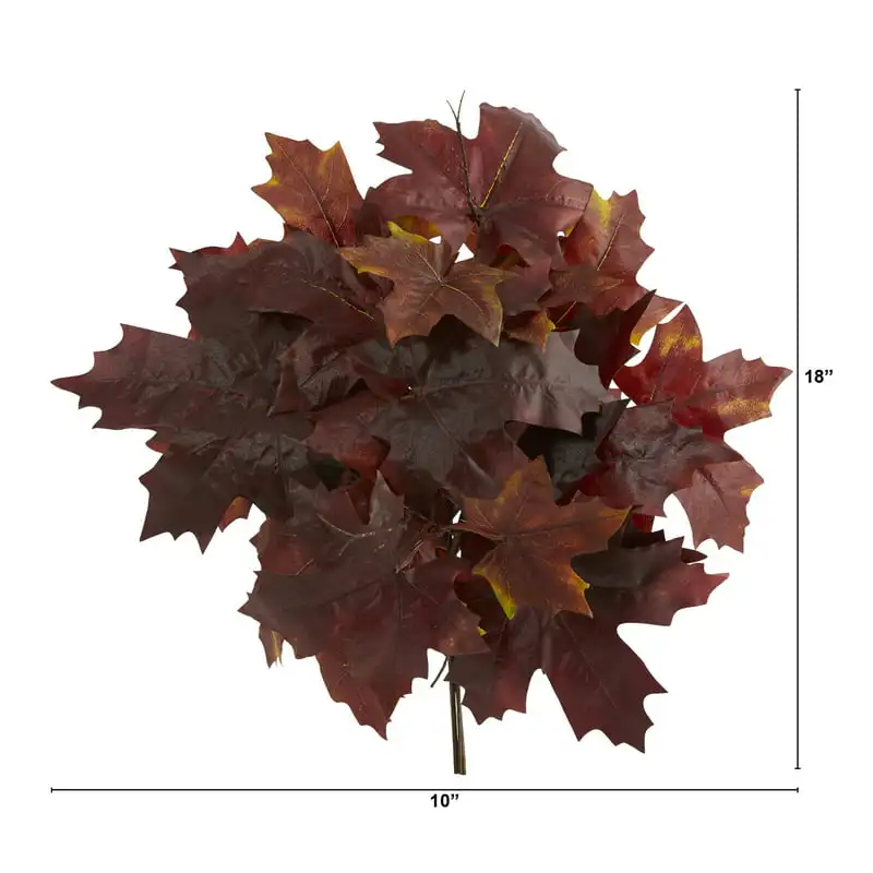 Fiery Red Autumn Artificial Maple Leaf Flower (Set of 2), Vibrant and Enchanting Decoration for Home or Events.
Fiery Red Autumn Artificial Maple Leaf Flower (Set of 2), Vibrant and Enchanting Decoration for Home or Events.