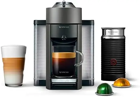 Vertuo Evoluo Coffee and Espresso Machine by De'Longhi, Silver Vertuoline Coffee, Assortment, 30 Capsules Coffee machine Espres
Vertuo Evoluo Coffee and Espresso Machine by De'Longhi, Silver Vertuoline Coffee, Assortment, 30 Capsules Coffee machine Espres