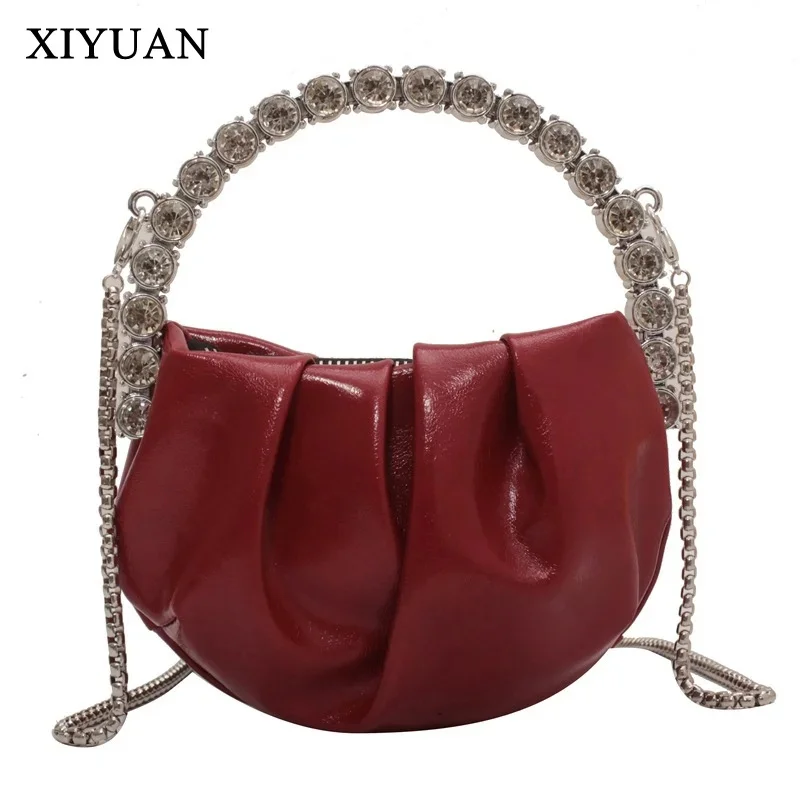 7 Color Premium Diamond Encrusted Cloud Tote For Ladies Niche Evening Bags Stylish Shoulder Bag Pleated Rhinestone Mini Handbags
7 Color Premium Diamond Encrusted Cloud Tote For Ladies Niche Evening Bags Stylish Shoulder Bag Pleated Rhinestone Mini Handbags