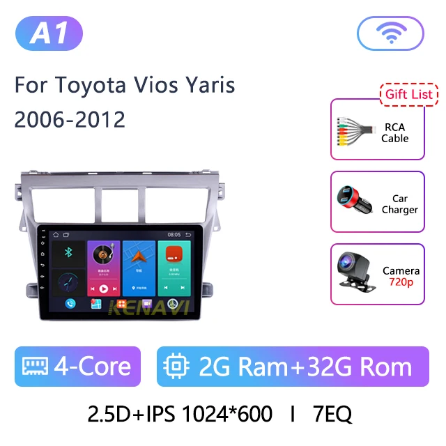 2 Din Android Car Stereo Radio для Toyota Vios Yaris 2007 2008 2009 2010 2011 2012 Мультимедийный видеоплеер Навигация GPS Carplay Авторадио Головное устройство с экраном 2 din Без DVD 
2 Din Android Car Stereo Radio для Toyota Vios Yaris 2007 2008 2009 2010 2011 2012 Мультимедийный видеоплеер Навигация GPS Carplay Авторадио Головное устройство с экраном 2 din Без DVD