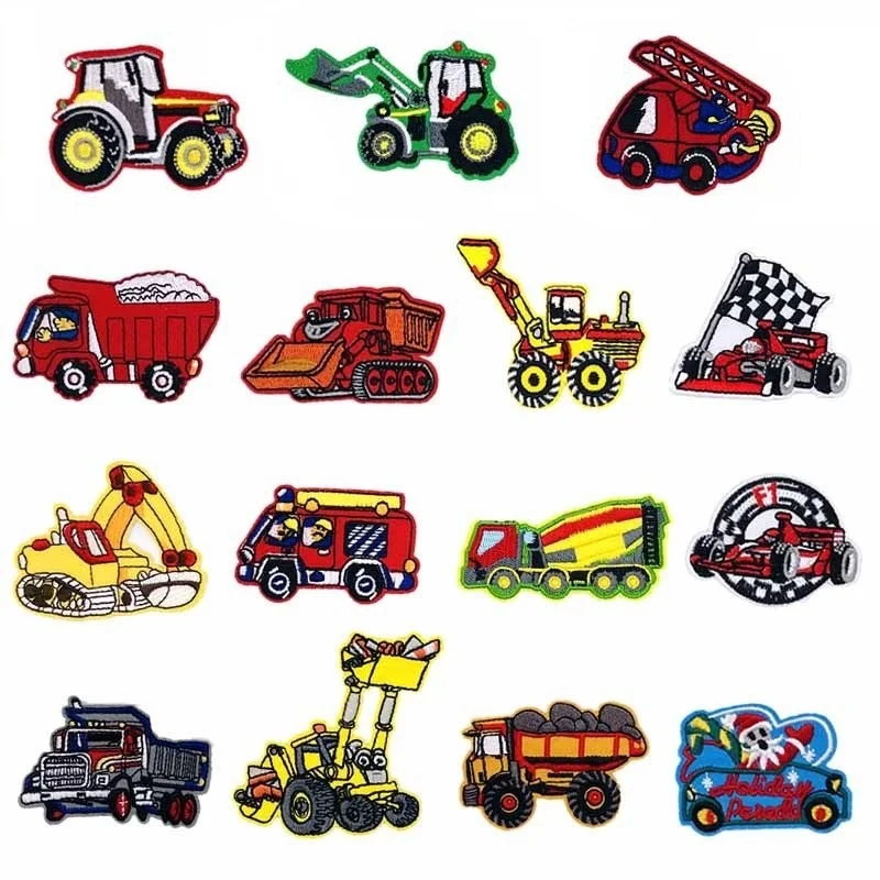 15Pcs/Set Cartoon animation engineering vehicles Car excavator Iron on Embroidered Patch child Jeans Clothes Sticker Applique
15Pcs/Set Cartoon animation engineering vehicles Car excavator Iron on Embroidered Patch child Jeans Clothes Sticker Applique