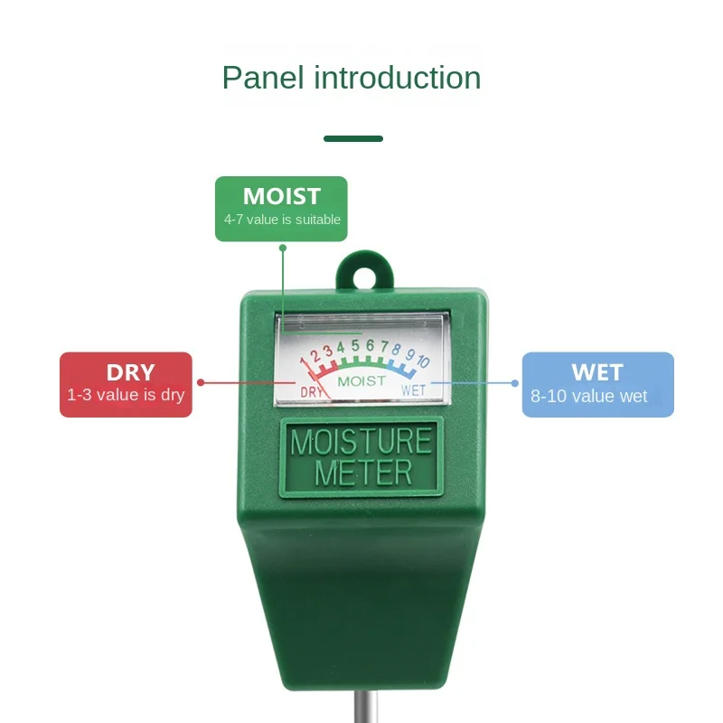 Soil Moisture Tester Garden Flower Planting Soil Hygrometer Scientifically Accurate Single Needle Humidity Detector Garden Tools
Soil Moisture Tester Garden Flower Planting Soil Hygrometer Scientifically Accurate Single Needle Humidity Detector Garden Tools