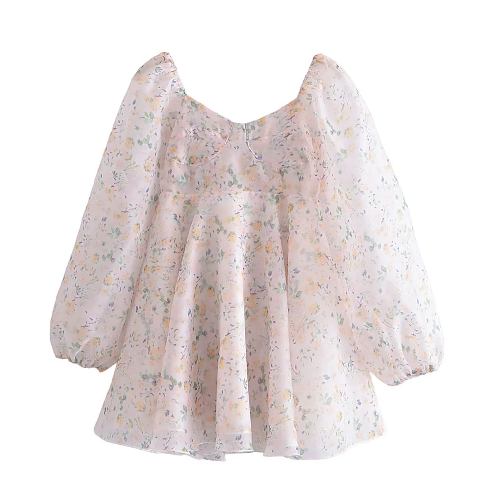 URMASZA 2022 Women's Spring/Summer New Fashion Double Print Organza Square Collar Mini dresses for women 2022
URMASZA 2022 Women's Spring/Summer New Fashion Double Print Organza Square Collar Mini dresses for women 2022