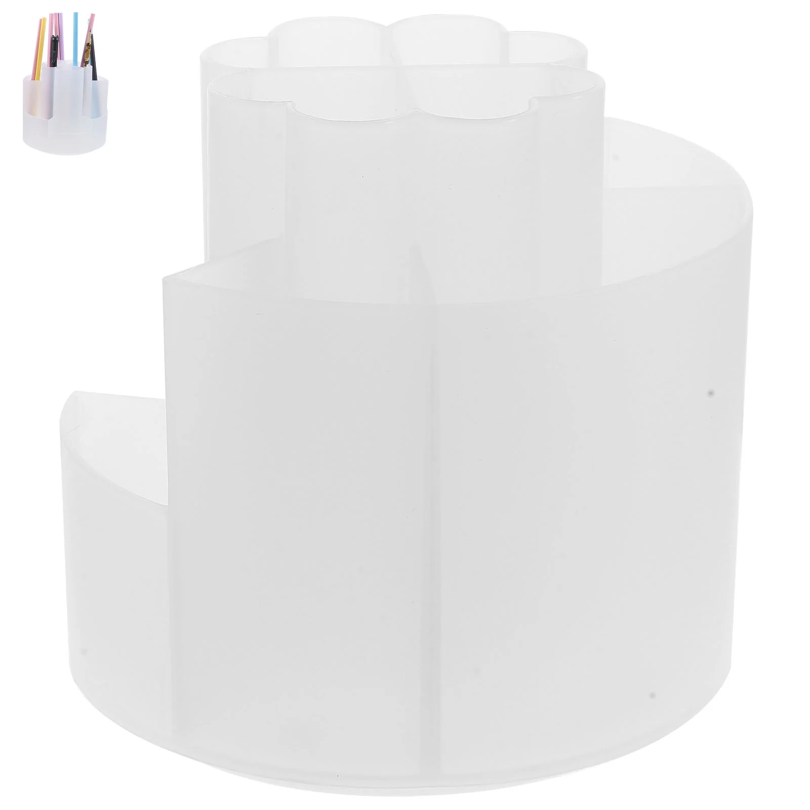 Holder For Desk Make Up Brush Cup Carrier Organizer Makeup Brushes Cups Rotating Container Translucent
Holder For Desk Make Up Brush Cup Carrier Organizer Makeup Brushes Cups Rotating Container Translucent