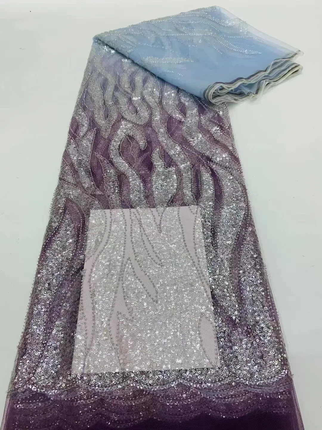 Luxury Sequins Lace Fabrics High Quality African Beaded Tulle Fabric Embroidery Lace with Pearls for Wedding Dresses
Luxury Sequins Lace Fabrics High Quality African Beaded Tulle Fabric Embroidery Lace with Pearls for Wedding Dresses