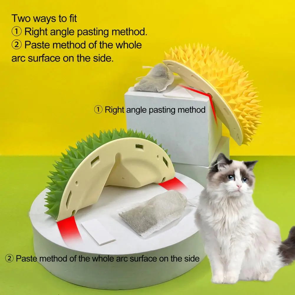 1 Set Cat Tickling Comb Bite Self-adhesive Comb Durian Shape Itching Eating Teeth Cleaning Paste Scratcher Pet Grooming Supply
1 Set Cat Tickling Comb Bite Self-adhesive Comb Durian Shape Itching Eating Teeth Cleaning Paste Scratcher Pet Grooming Supply