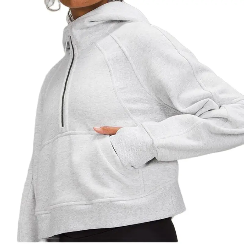LULU Autumn Winter SCUBA New Women's Yoga Solid Sports Half Zipper Pullover Hooded Sweater Plush Outdoor Loose Easy Fashion Add
LULU Autumn Winter SCUBA New Women's Yoga Solid Sports Half Zipper Pullover Hooded Sweater Plush Outdoor Loose Easy Fashion Add