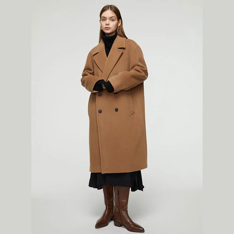 IOO Homemade 2023 New Autumn Winter Wool Cashmere Long Camel Warm Tweed Coat High Quality Free Shipping Brand
IOO Homemade 2023 New Autumn Winter Wool Cashmere Long Camel Warm Tweed Coat High Quality Free Shipping Brand
