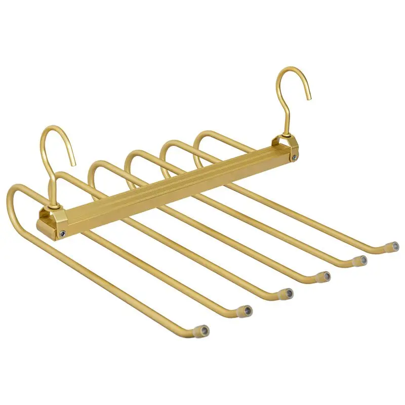 Multifunctional Folding Pants Rack Multi-layer Pants Traceless Hanger Household Pants Clip Wardrobe Hanging Pants Artifact
Multifunctional Folding Pants Rack Multi-layer Pants Traceless Hanger Household Pants Clip Wardrobe Hanging Pants Artifact