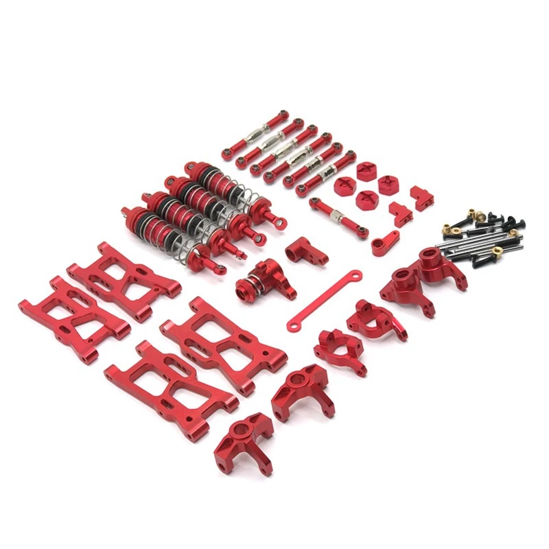 Front and Rear Shock Absorbers C-Shaped Seat RC Car Upgrade Set for WLtoys 1/14 144001 144002 1/12 124017 124019
Front and Rear Shock Absorbers C-Shaped Seat RC Car Upgrade Set for WLtoys 1/14 144001 144002 1/12 124017 124019