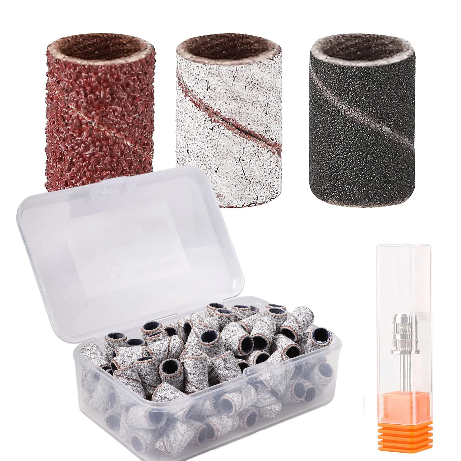 Nail Drill Bits 100 Pcs Sanding Bands for Nail Drill,3 Colors 80 120 180 Grit Efile Sanding Mandrel Bit for Manicures EFile
Nail Drill Bits 100 Pcs Sanding Bands for Nail Drill,3 Colors 80 120 180 Grit Efile Sanding Mandrel Bit for Manicures EFile