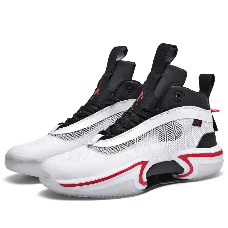 Summer high-top basketball shoes wear-resistant non-slip basketball sneakers high-elastic contrast color lace-up basket sneakers
Summer high-top basketball shoes wear-resistant non-slip basketball sneakers high-elastic contrast color lace-up basket sneakers