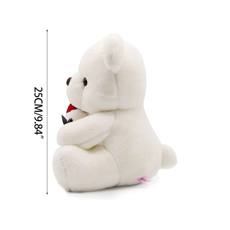 HUYU Super Plush Soft Mini Kawaii Bear Toy with Rose Stuffed Animal Doll Multiple Pattern Bear Keychain for Christmas
HUYU Super Plush Soft Mini Kawaii Bear Toy with Rose Stuffed Animal Doll Multiple Pattern Bear Keychain for Christmas