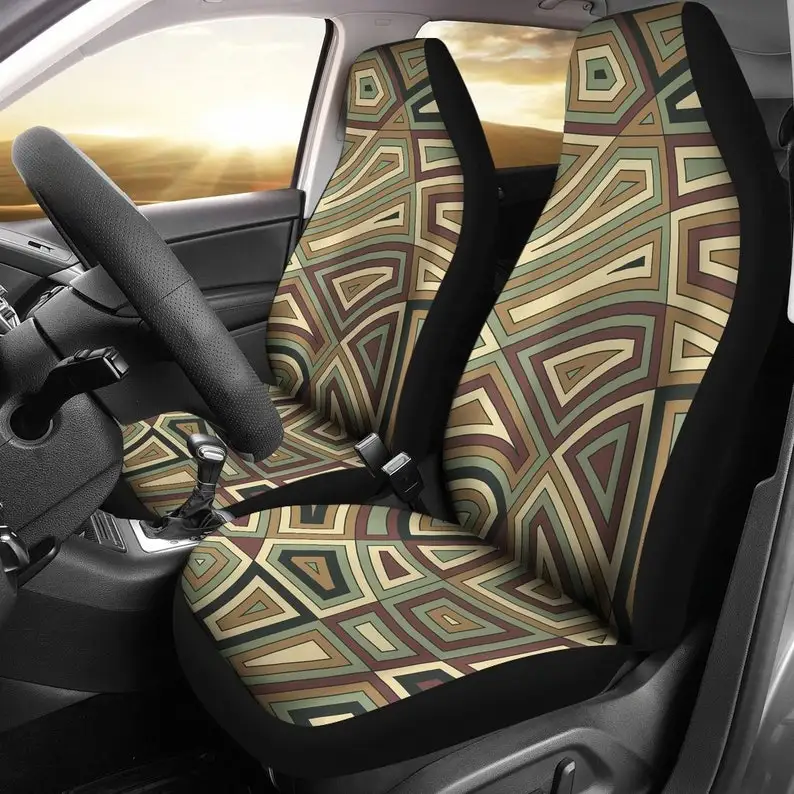 Brown Tribal Ethnic Aztec Boho Chic Bohemian Pattern Car Seat Covers Pair, 2 Front Seat Covers, Car Seat Protector, Car Accessor
Brown Tribal Ethnic Aztec Boho Chic Bohemian Pattern Car Seat Covers Pair, 2 Front Seat Covers, Car Seat Protector, Car Accessor