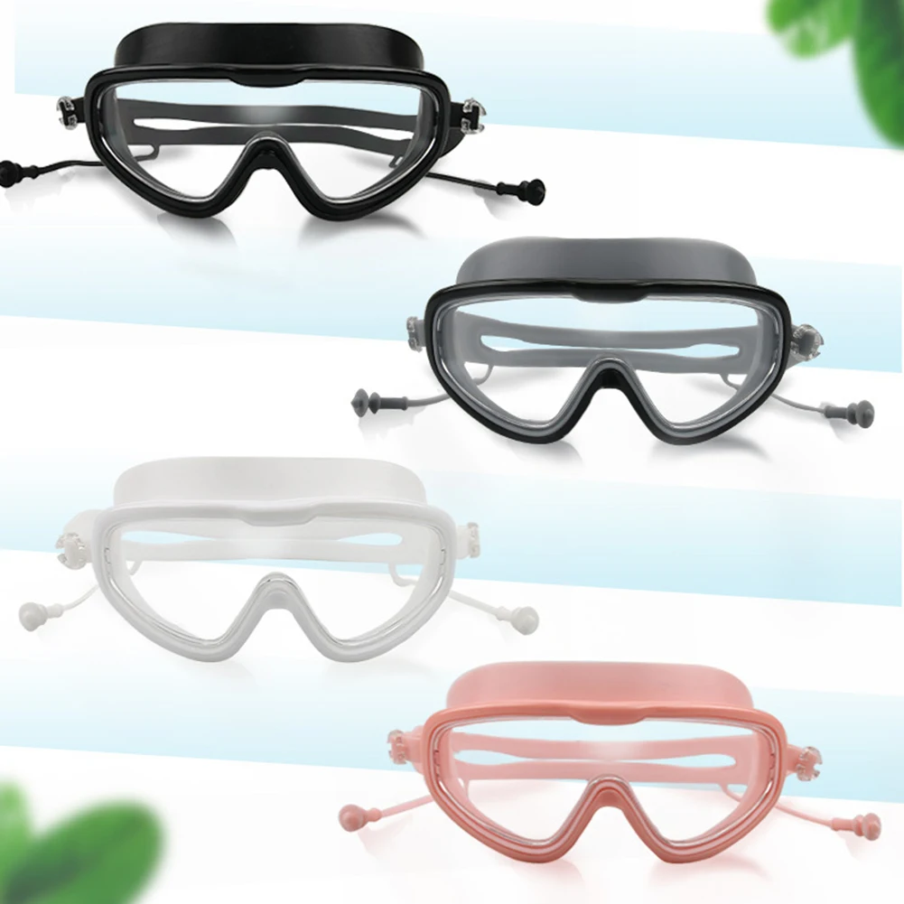 Swimming Goggles with Silicone Earplugs Waterproof Anti-fog Adult Diving Snorkeling Eyewear Unisex Swim Eyewear
Swimming Goggles with Silicone Earplugs Waterproof Anti-fog Adult Diving Snorkeling Eyewear Unisex Swim Eyewear