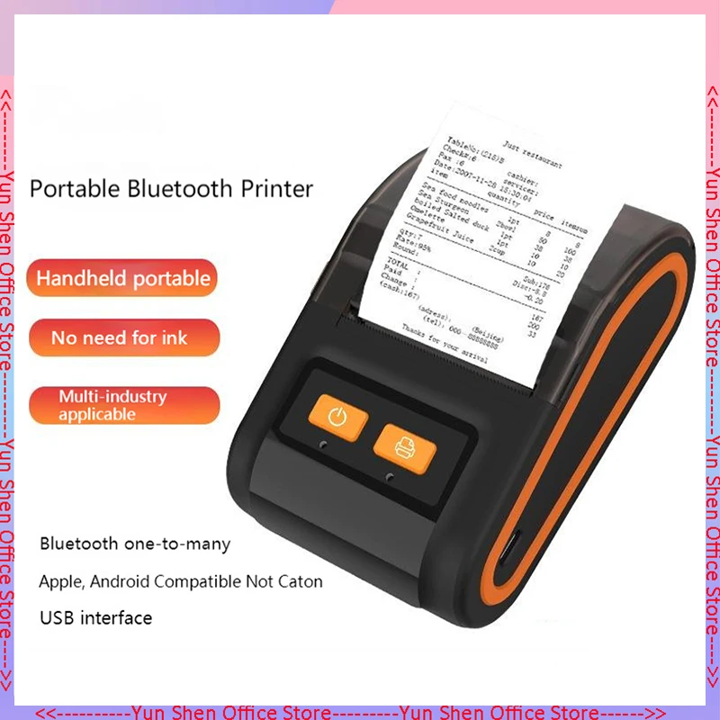 Mini Portable Thermal Bluetooth Printer Pos Small Ticket Embedded Printer Bluetooth Cell Phone Connection Support Android Ios
Mini Portable Thermal Bluetooth Printer Pos Small Ticket Embedded Printer Bluetooth Cell Phone Connection Support Android Ios