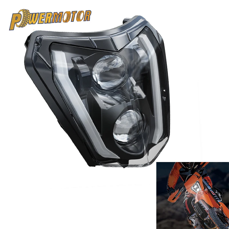 Motorcycle LED Headlight Headlamp Lamp Wick Head Light For Enduro Dirt Bike KTM EXC XCF SX F SMR 2017 18 Motocross Supermoto
Motorcycle LED Headlight Headlamp Lamp Wick Head Light For Enduro Dirt Bike KTM EXC XCF SX F SMR 2017 18 Motocross Supermoto