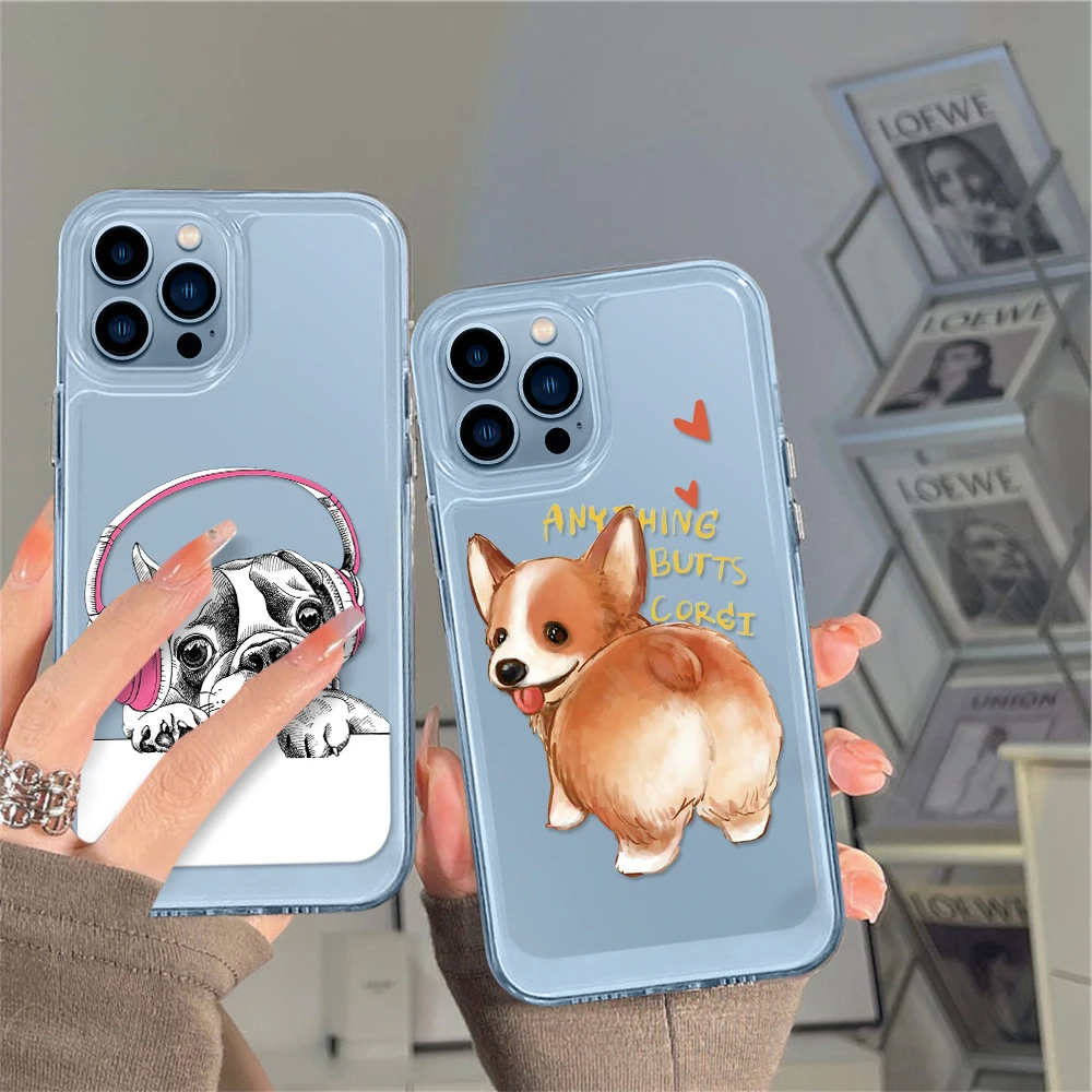 Corgi Butt Cute Clear Case for iPhone 14 13 12 11 Pro Max Mini XS XR X Transparent Shell Phone Cover for iPhone14promax Fundas
Corgi Butt Cute Clear Case for iPhone 14 13 12 11 Pro Max Mini XS XR X Transparent Shell Phone Cover for iPhone14promax Fundas