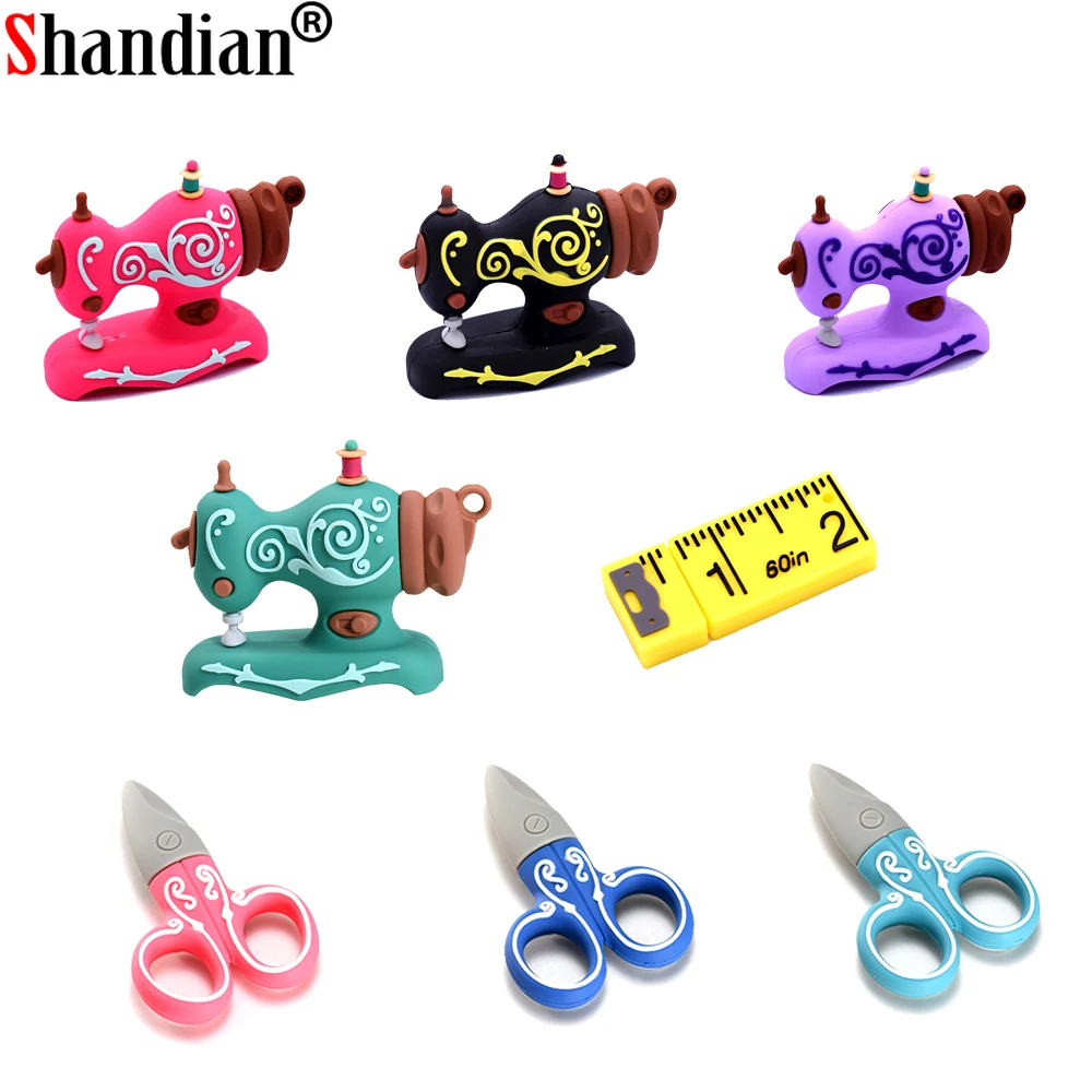 SHANDIAN USB 2.0 Cartoon U Disk Creative Gift Blue Sewing Machine, Scissors, Measuring Ruler Pen Drive Memory Stick 32GB 64GB
SHANDIAN USB 2.0 Cartoon U Disk Creative Gift Blue Sewing Machine, Scissors, Measuring Ruler Pen Drive Memory Stick 32GB 64GB